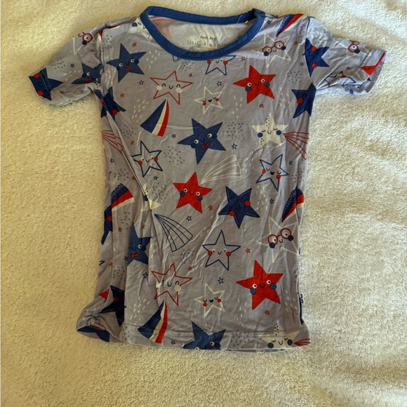 Little Sleepies Stars and Stripes Short Set - Picture 2 of 3